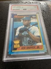 1990 Topps KEN GRIFFEY JR. All-Star Rookie #336 Bloody Scar ERROR Card HOF! PSA7