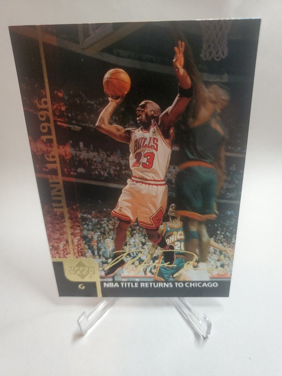 ＠NBA ブルズ コメモラティブカード (UPPER DECK 1996) NBA ブルズ コメモラティブカード (UPPER DECK 1996)