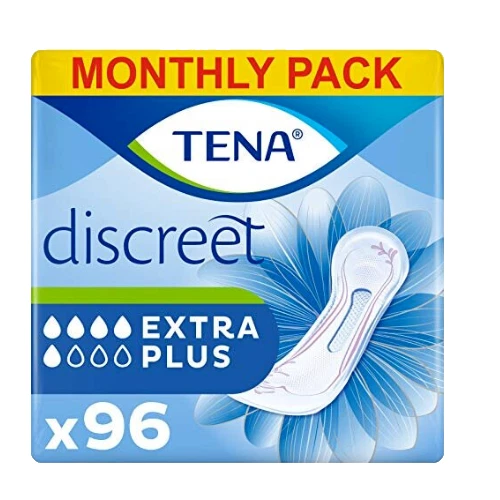 TENA Lady Extra Plus Handtücher, für mittelschwere bis starke Blasenschwäche 96 Pads - Bild 2 von 3