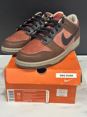 Size 10 - Nike Dunk Pro Low Redwood Baroque Brown