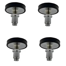 4PK 35mm Car Lift Rubber tray Heightening Feet Plus High Leg Pads Shaft