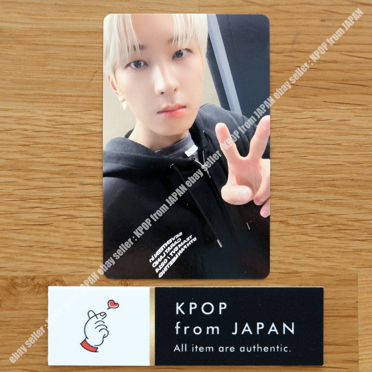 SEVENTEEN CARATLAND MEMORYBOOK トレカ SEVENTEEN in CARAT LAND MEMORY BOOK Official photocard 2022