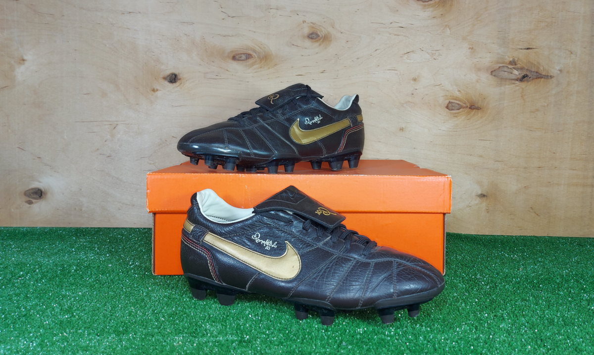 Nike Tiempo Guri Ronaldinho FG 315286-271 Brown boots Cleats mens