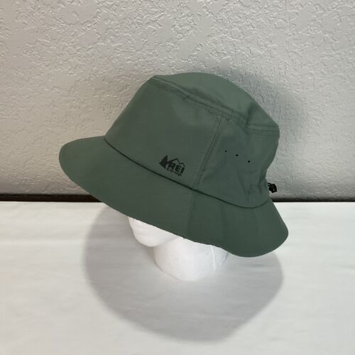 REI Bucket Hat Unisex Sz L/XL Green Safari Packable Lightweight Sun Hike - Afbeelding 1 van 7
