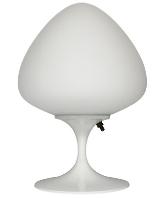 Stemlite Table Lamp by Designline in Gloss White - Mid Century Retro Lamps