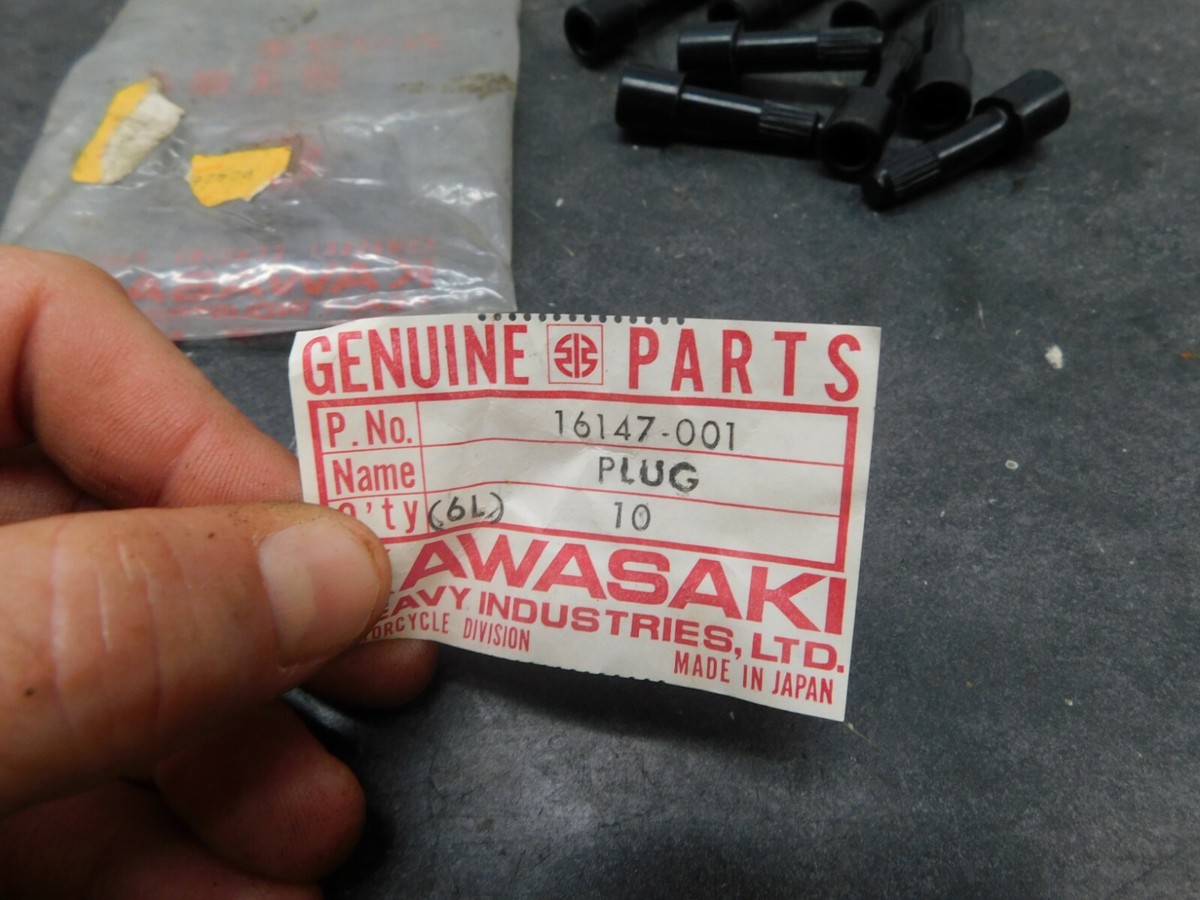 Kawasaki NOS Carb Plug 16147-001 2330 G3 G5 MC1 KE100 KH125 KD80  
