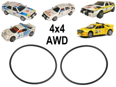 Ersatz 4x4 Allrad Antriebsriemen für Scalextric Audi Quattro & Ford RS200