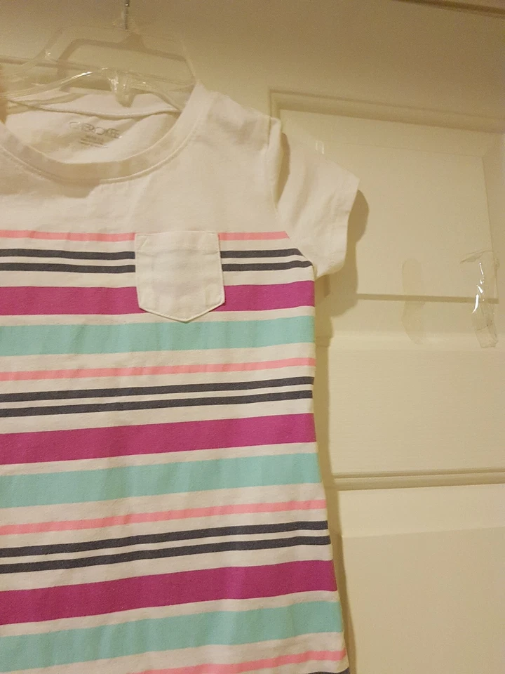 Camiseta Cherokee Niñas Blanca/Multicolor Talla 7/8 Manga Corta Cuello Redondo Foto 2 de 4