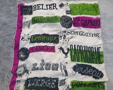Scarf Zodiac Astrology Signs Colorful French