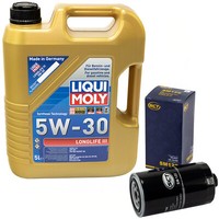 MotoröL Set 5W-30 5 Liter + ÖLfilter SM 122 FüR VW Transporter IV Kasten Bus 2.5