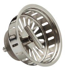 GLACIER BAY Stainless Steel Basket Strainer and Spin Lock BRAND NEW