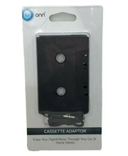 Cassette Adapter Car Connecting Pack for Stereo CD Walkman - ONN Brand New 
