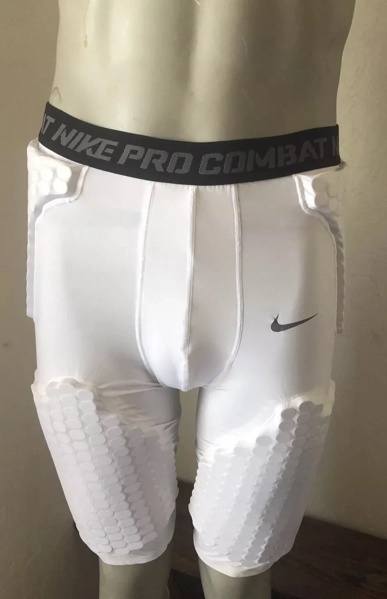 Nike Pro Combat Mens Padded Compression Shorts White XXL/2XL FAST