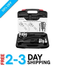 Professional Coil Spring Compressor Set with Safety Jaws - 2645 lb Capacity