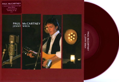 PAUL McCARTNEY THE BEATLES JENNY WREN *RARE* 7'' COLORED RED VINYL EU LIMITED NEW