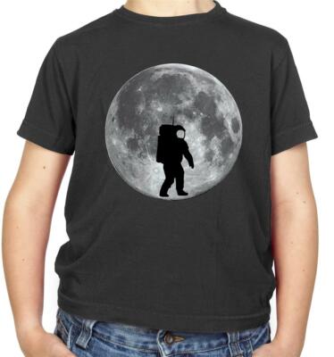 Astronaut auf dem Mond Kinder T-Shirt - Weltraum - Galaxie - Universum - Planet