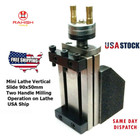 New Mini Vertical Slide 90 mm x 50 mm Two Handle Milling Operation on Lathes Usa