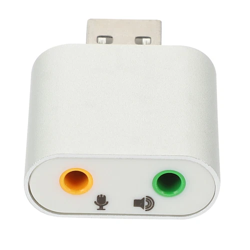  Soundkartenkonverter USB-Soundadapter Aus Aluminium USB-Stereo-Adapter