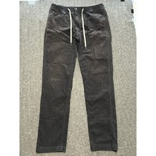 Vuori optimist corduroy pants gray drawstring V440 Large jogger performance