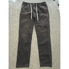 Vuori optimist corduroy pants gray drawstring V440 Large jogger performance