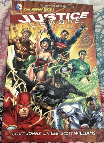 Justice League TPB #1 2012 Stock Image The NEW 52 Volume 1 Orgin ...