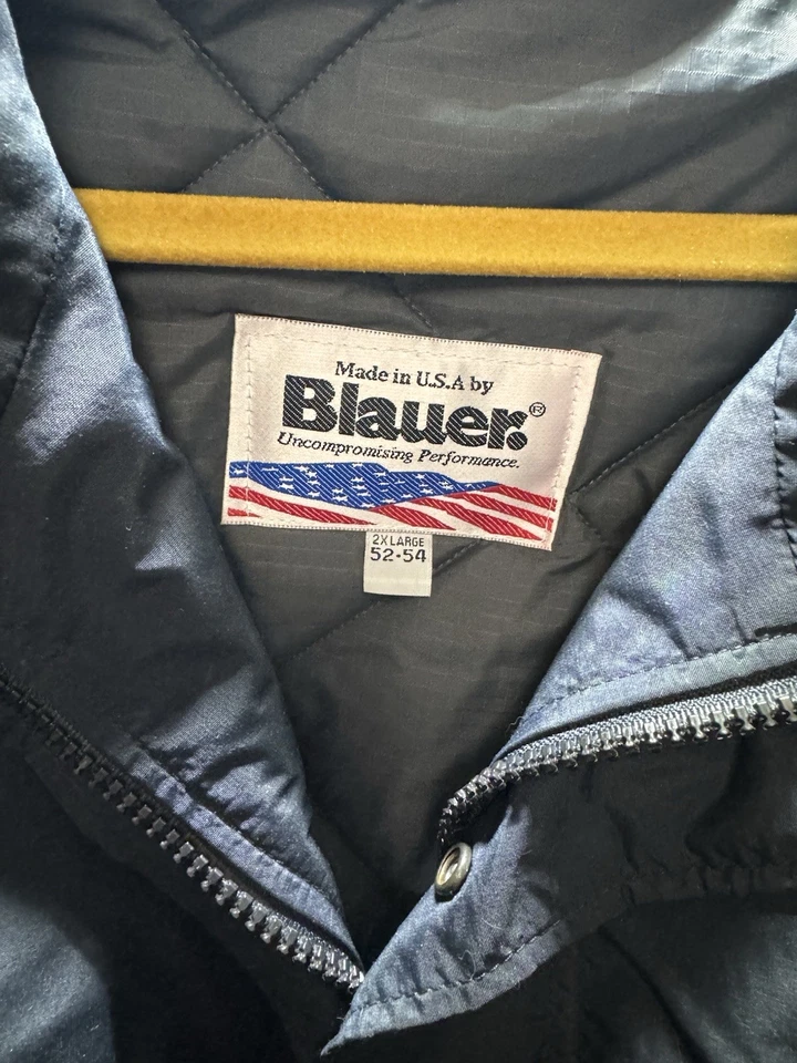 Blauer Jacket Mens 2XL Gore Tex Military Police Waterproof Removeable Liner Navy - Image 2 of 4