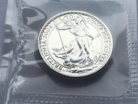 BRITANNIA COIN FINE SILVER 2006 1/10 OZ 20 PENCE UNC