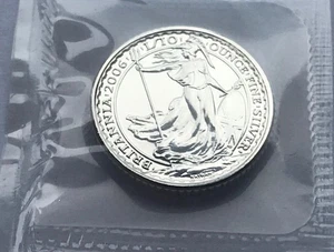 BRITANNIA COIN FINE SILVER 2006 1/10 OZ 20 PENCE UNC