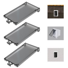 DBVC 1-Gang Vertical Recessed Outdoor Electrical Outlet Box Cover, Type 3r En...
