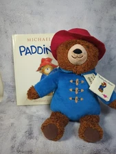 New Kohl's Cares 14" Paddington Bear With Hardcover Book With Tags 