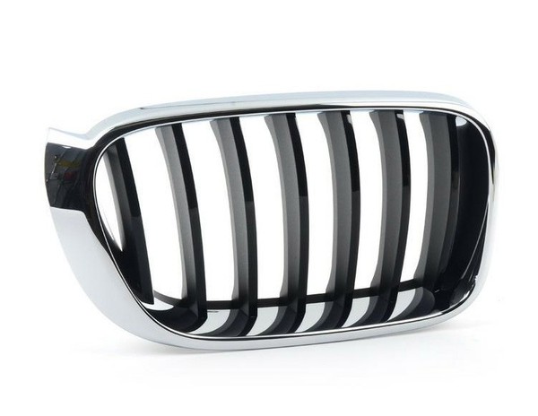 Gitter Grill Vorne Rechts FÜR Bmw X4 F26 Basis Ab 2014 VERCHROMT-SCHWARZ-image