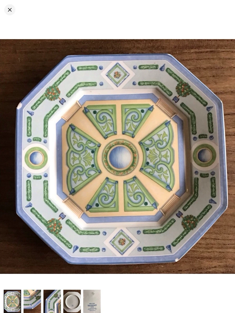 Philippe Deshoulieres JARDIN ROYAL Octagonal Dinner Plate LIMOGES