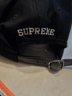 Chapeau 6 panneaux Supreme Wool S logo FW19 VENDU EN L'ÉTAT.