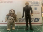 Luke Skywalker And Ewok Kenner Figurines