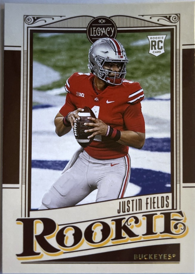 2021 Panini Legacy Football JUSTIN FIELDS RC #142 NM