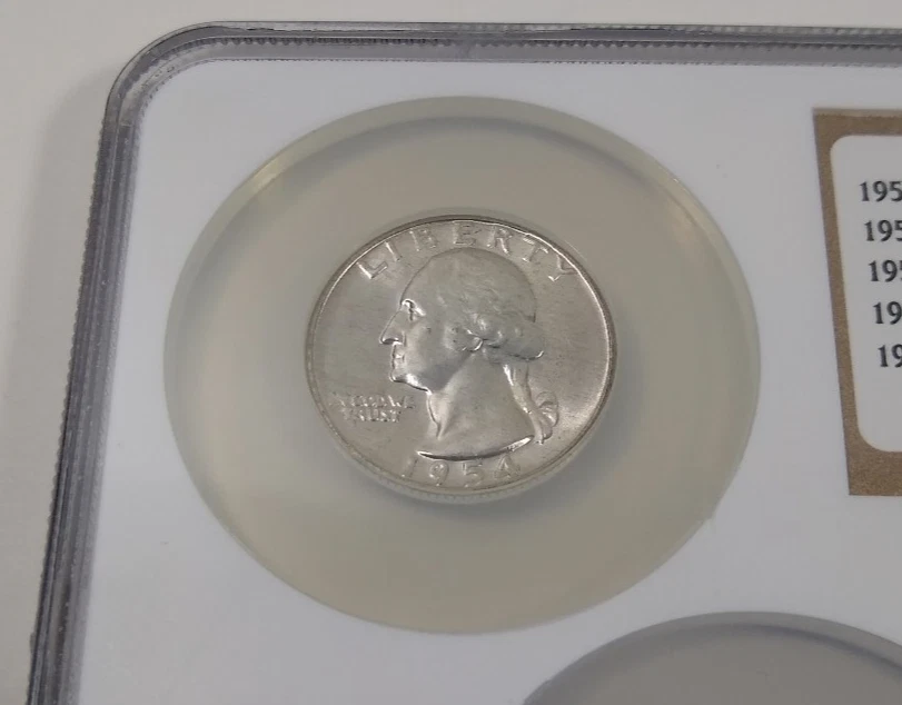 1954 D Uncirculated Coin Set NGC Graded MS63, MS64, MS65 - Image 3 of 4