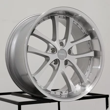 19x9.5 ARC AR5 5x114.3 35 Silver Machined Wheels Rims Set(4) 73.1