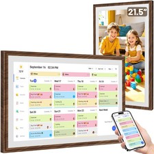21.5 Inch Digital Calendar Chore Chart with Touchscreen - Full HD Interactive...