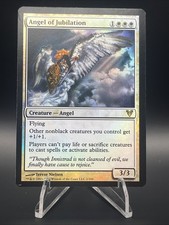 MTG x1 Angel of Jubilation, FOIL Rare, Avacyn Restored (AVR) (LP/DMG, see pics)