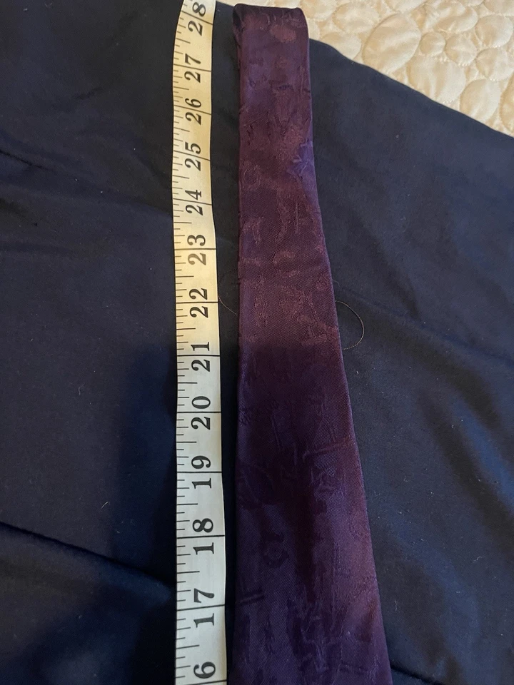 Corbata POLO Ralph Lauren - Tema de tenis púrpura - Foto 2 de 3