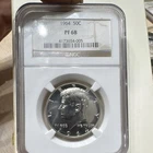 1964 Kennedy Half Dollar 50C Proof NGC PF68 Philadelphia 90% Silver