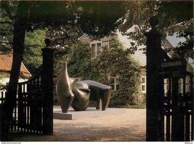 Postkarte - Dänemark - Danmark - Louisiana - Museum for moderne kunst - Loui