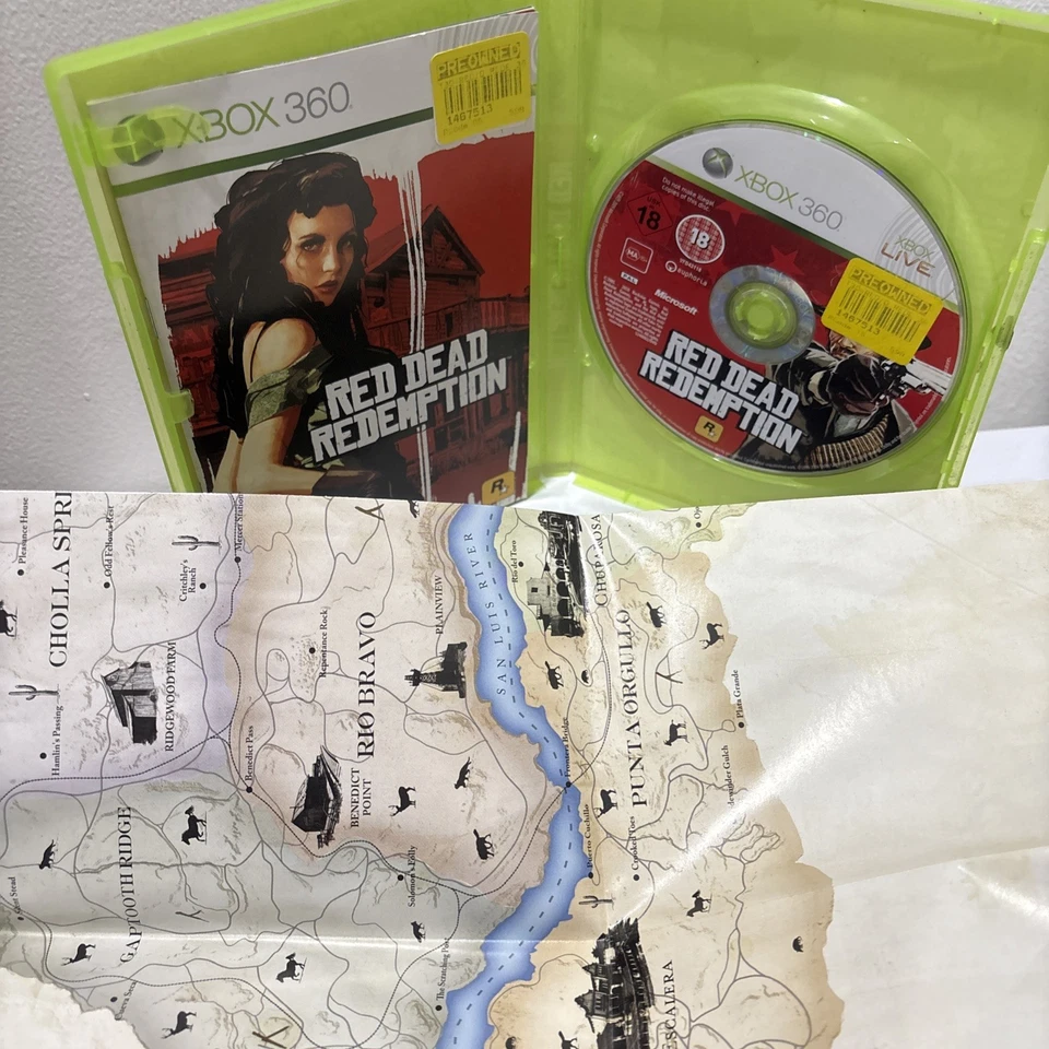 Red Dead Redemption + Undead Nightmare Xbox 360 With Maps - Image 3 of 4