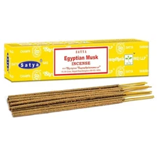 Nag Champa Authentic SATYA SAI Baba Incense Sticks (Egyptian Musk)