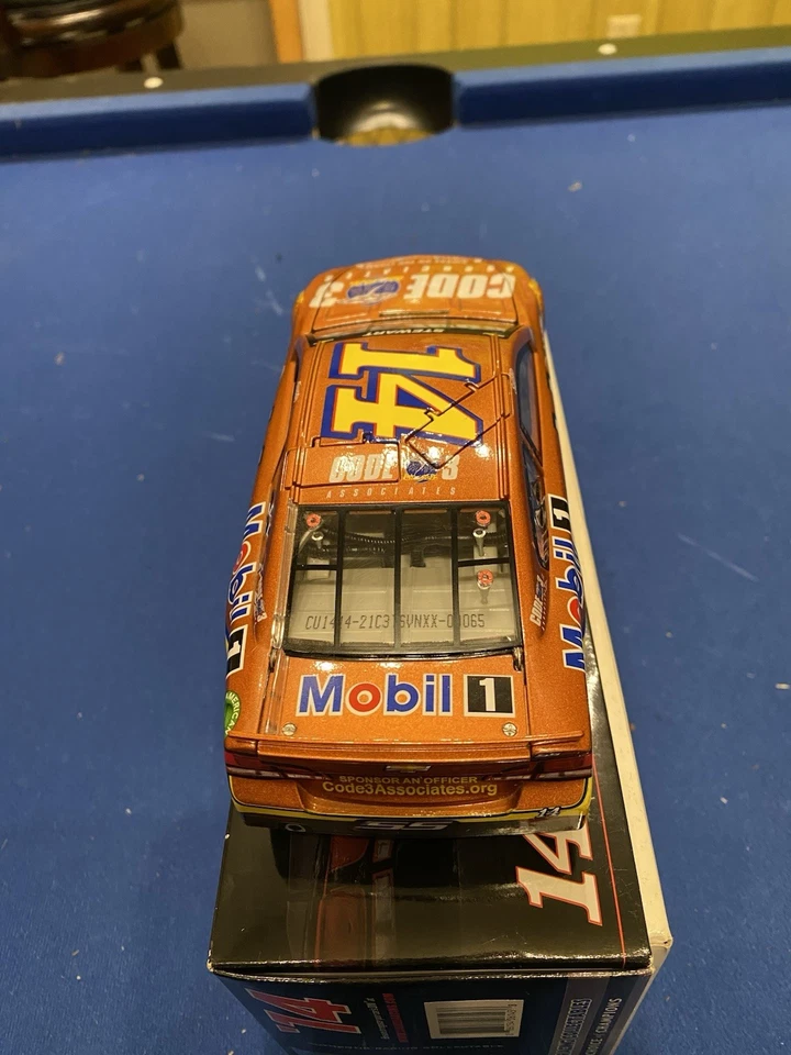 2014 Tony Stewart #14 Code 3 Vintage Finish 1/24 NASCAR Diecast Rare (1 of 90) - Image 4 of 4