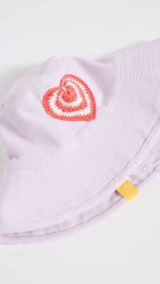 Kerri ROSENTHAL sunny daze hat lavender one size Kerri Rosenthal Terry Cloth Sunny Daze Bucket Hat lavender  main image 4