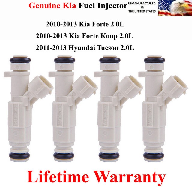 Genuine Kia Fuel Injectors 4X For 20102013 Kia Forte Koup 2.0L eBay