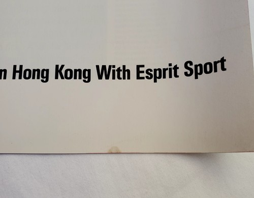 Vintage ESPRIT Sport Winter 1986 Catalog - Clothing & Fashion - WITH MARK - Bild 4 von 12