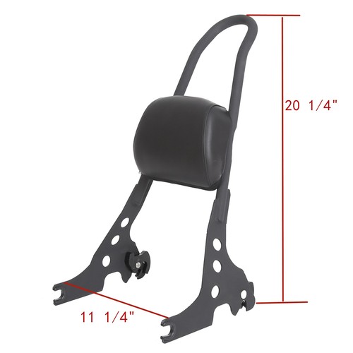 Sissy Bar Passenger Backrest For Harley Sportster XL 883 1200 Forty Eight 04-22 - Picture 2 of 13