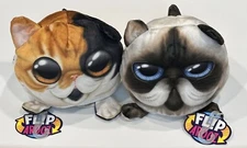 NEW Kipp Brothers Flip Arooz 5” Cat Reversible Stuffed Animal Plush
